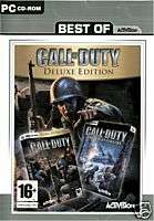 CALL OF DUTY GOY + UNITED OFFENSIVE DELUXE PC 98/XP NEW 047875329553 