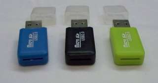USB 2.0 TF Flash Micro SD SDHC Memory Card Reader orange CUTE  