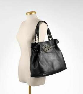 2012 NEW Auth TORY BURCH Amanda Tote Handbag Purse Black No Reserve 