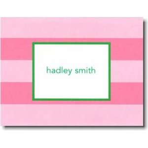   Note Personalized Stationery   Pink Rugby