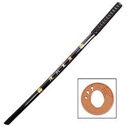 40 inch Wood Samurai Katana Practice Sword  Overstock