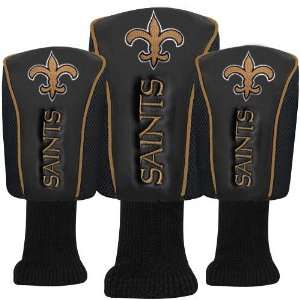  McArthur New Orleans Saints 3 Pack Golf Club Headcovers 