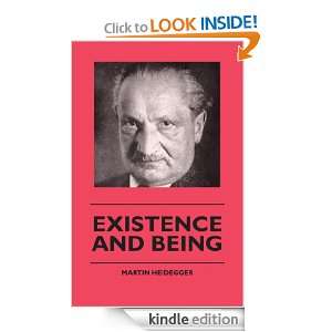 Existence And Being Martin Heidegger  Kindle Store