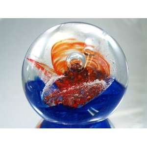  Murano Design Mouth Blown Glass Art Bubble Flower Series 