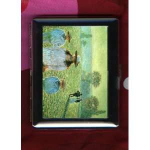  Claude Monet ID CIGARETTE CASE Landscape with Figures 