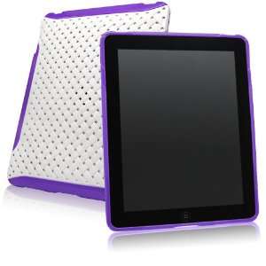  BoxWave Tropical Weave iPad Slip (Winter White with Purple 