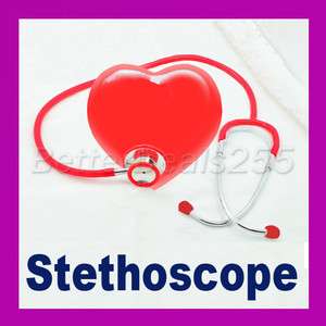   Stethoscope Double Dual Head Clinical Chrome Plated ULTRA SENSITIVE