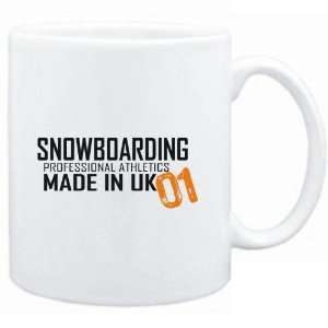  Mug White  Snowboarding Professional Athletics   Made in 