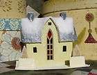 easter christmas little yellow cody foster house paper mache putz