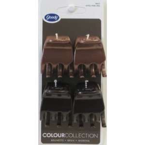  Goody Half Claw Colour Collection Brunette (3 Pack 