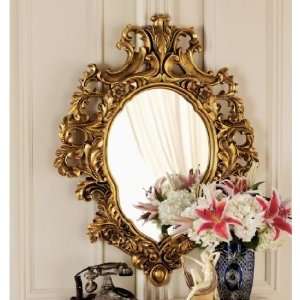   French Rococo Antique Replica Antoinette Salon Mirror: Home & Kitchen