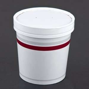  16 oz. Paper Soup / Hot Food Cup with Vented Paper Lid 250 