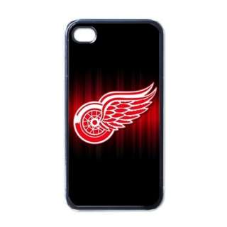NHL Detroit Red Wings Apple iPhone 4 4S Black or White Hard Case Gift 