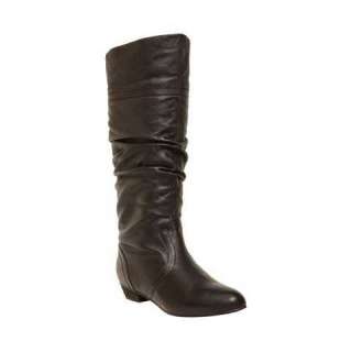 STEVE MADDEN CANDENCE BLK LEATHER WOMENS BOOTS 7.5 M  