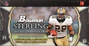 2011 BOWMAN STERLING FOOTBALL HOBBY BOX BLOWOUT CARDS 041116117053 