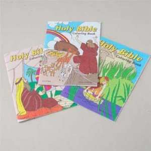    12   CHILDRENS HOLY BIBLE COLORING MINI BOOKS: Toys & Games