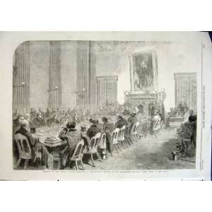    Committee Mayors Parlour Townhall Manchestert 1863