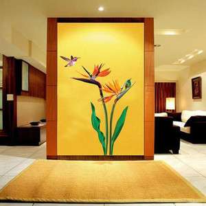   Flowers Adhesive Removable Wall Decor Accents Stickers & Decals Vinyl