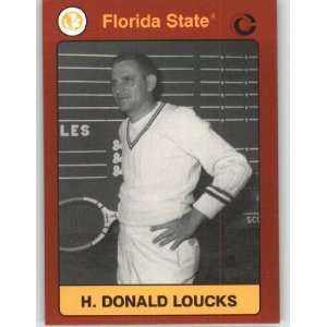   Donald Loucks Tennis   FSU Seminoles (Tennis Cards)Shipped in Top Load