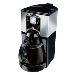  Mr. Coffee Programmable Coffeemaker 12 Cup Black With 