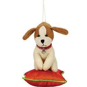  Doggy on a Pillow Plush Christmas Ornament: Home & Kitchen