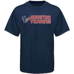   Houston Texans Youth Navy Blue Summer Stack T shirt