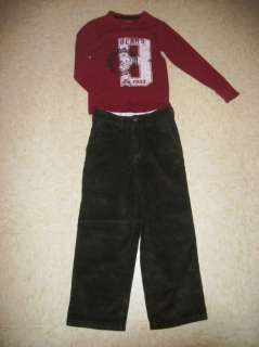   LOT BOYS FALL CLOTHES OUTFITS TOPS PANTS SIZE 6 7 GAP NIKE TCP  