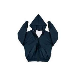  Navy Blue Thermal Lined Zipper Hooded Sweatshirt   2 X 