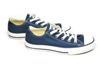CONVERSE SHOES ALL STAR NAVY LOW 3J237 YOUTH GIRLS SIZE CANVAS 3J237 