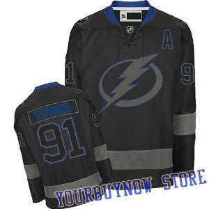 Gear   Steven Stamkos #91 Tampa Bay Lightning Black Ice Jersey Hockey 