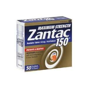 Zantac 150 Tabs Cool Mint Size: 50: Health & Personal Care