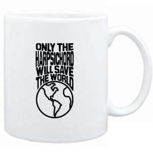 Mug White  Only the Harpsichord will save the world  Instruments 