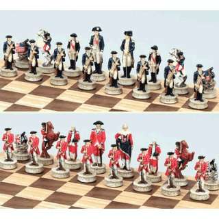  Revolutionary War Chessmen Toys & Games