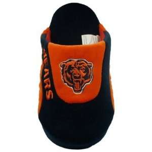 Chicago Bears Low Pro Stripe Slipper Size 8 9.5, Color Black 