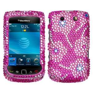 RIM BlackBerry 9800 (Torch) Candy Flowers Diamante Protector Cover 