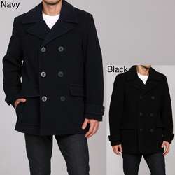 Tommy Hilfiger Mens Wool blend Peacoat  Overstock