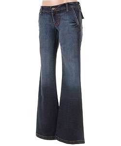 Blujeanious Flat Pocket Trouser Style Stretch Denim Jeans   