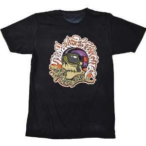 Troy Lee Designs Graffiti Skull Premium Mens Short Sleeve Casual Wear 