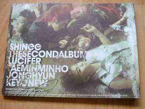 SHINee 2nd Album LUCIFER Autographed CD Version A  
