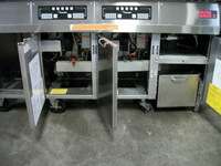 Frymaster FMH250BLSC double gas deep fat fryers with 2 dump stations 