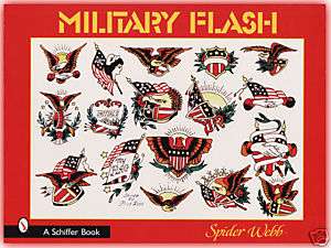 Military Flash by Spider Webb Tattoo Flash Book vintage  