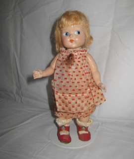 1949 VOGUE DOLL CO. HARD PLASTIC PAINTED EYE GINNY DOLL JO AN #8 19C 