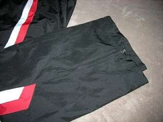   16 $ 25 nwt tek gear black w red stripe tek gear zippered leg opening