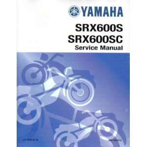 Official 1986 Yamaha SRX600S SC Factory Service Manual Yamaha Motors