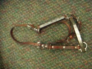  SHOW HALTER W/ SILVER OVERLAY. IT WAS ONLY USED FOR A COUPLE SHOWS 