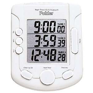   and Timers  Triple Kitchen Timer / Clock