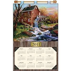  Old Mill 2011 Jeweled FeLight Applique Calendar Kit 16x24 