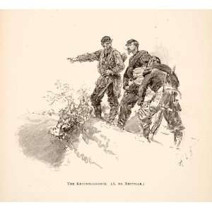  1883 Print Reconnoissance Reconnaissance Military Scouts 