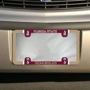 NCAA Florida State Seminoles (FSU) Thin Rim Varsity License Plate 
