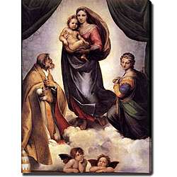Raphael Santi The Sisine Madonna Canvas Art  